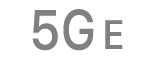 5G?E 状态图标。